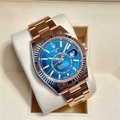 rolex sky-dweller rose gold for sale|rolex sky dweller price uk.